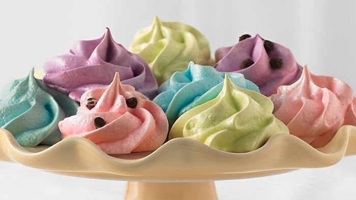 Hướng dẫn phối màu cam trang trí kem